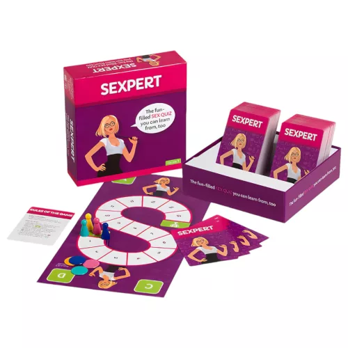 / tease & please - Sexpert - szórakoztató szexkvíz társasjáték (angol nyelvű)