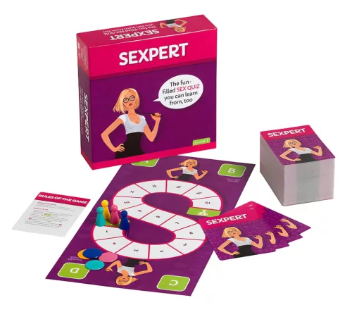 / tease & please - Sexpert - szórakoztató szexkvíz társasjáték (angol nyelvű)