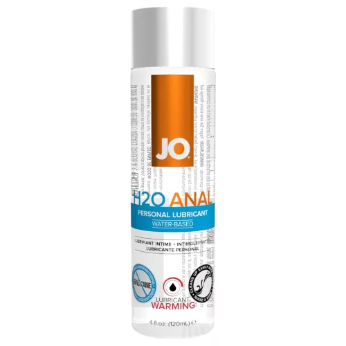System JO - H2O Anal Warming - melegítő vízbázisú anál síkosító (120 ml)