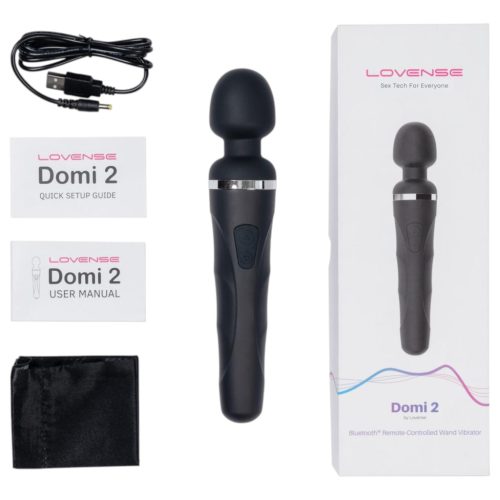 LOVENSE Domi 2 - okos masszírozó vibrátor (fekete)