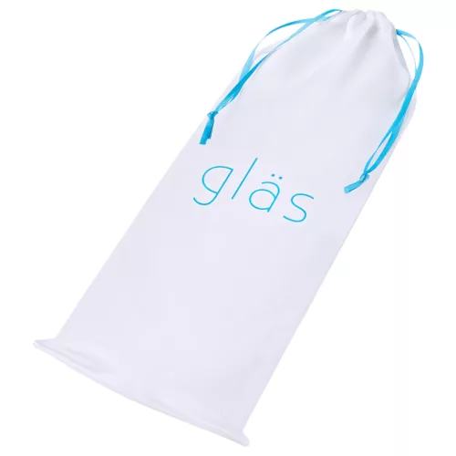 / GLAS - üveg anál dupla dildó (átlátszó)