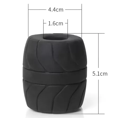 Perfect Fit - SilaSkin Ball Heregyűrű és nyújtó (fehér)