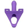 / Perfect fit ZORO - felcsatolható dildó (lila)