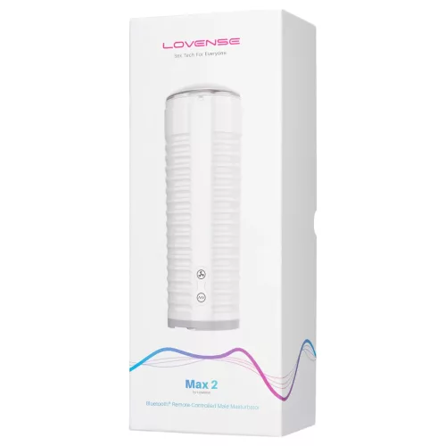 Lovense Max 2 - App-vezérelt maszturbátor, férfiaknak (fehér)