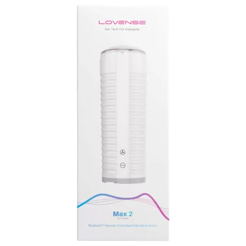 Lovense Max 2 - App-vezérelt maszturbátor, férfiaknak (fehér)