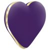RS Icons Heart - akkus csikló vibrátor (lila)
