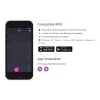 Lovense Lush 2 - hordható App-vezérelt vibrációs tojás (pink)