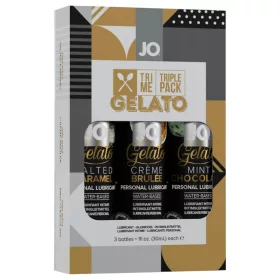   System JO - System Gelato - ízesített síkosító szett (3x30 ml)