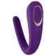 / Satisfyer Double Classic - vízálló, akkus párvibrátor (lila)