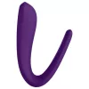 / Satisfyer Double Classic - vízálló, akkus párvibrátor (lila)