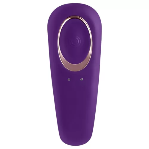 / Satisfyer Double Classic - vízálló, akkus párvibrátor (lila)