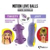 FEELZTOYS Twisty - rádiós, vízálló, forgó vibrációs tojás (lila)