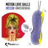 FEELZTOYS Jivy - rádiós lökő vibrációs tojás (lila)