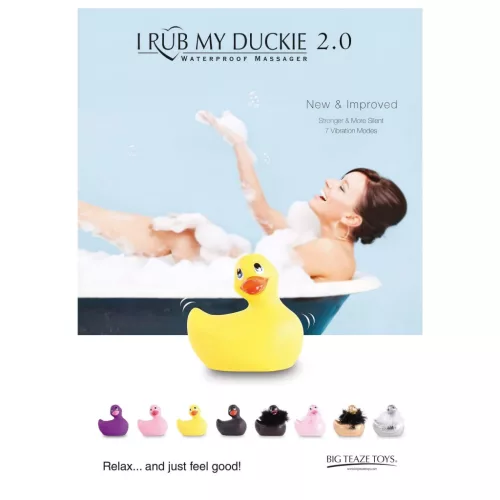 My Duckie Paris 2.0 - vízálló kacsa csikló vibrátor (pink)