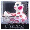 My Duckie Romance 2.0 - vízálló csiklóvibrátor (fehér-pink)