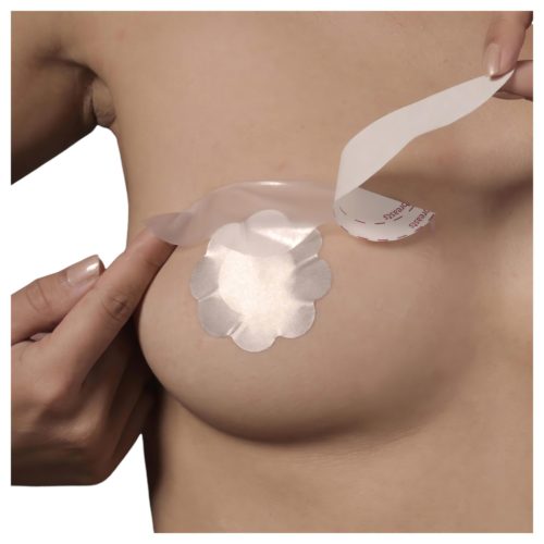 / Bye Bra A-C - láthatatlan mellemelő tapasz - pink (6db)