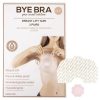 Bye Bra D-F - láthatatlan mellemelő tapasz - pink (6 db)