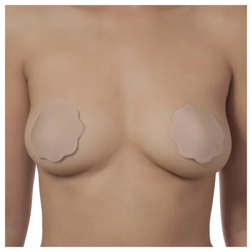 / Bye Bra F-H - láthatatlan mellemelő tapasz - nude (6db)
