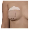 / Bye Bra F-H - láthatatlan mellemelő tapasz - nude (6db)