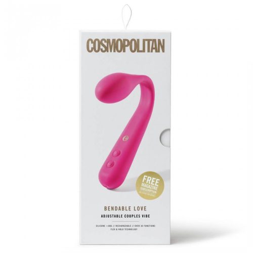 Cosmopolitan Bendable Love - vízálló, akkus G-pont vibrátor (pink)