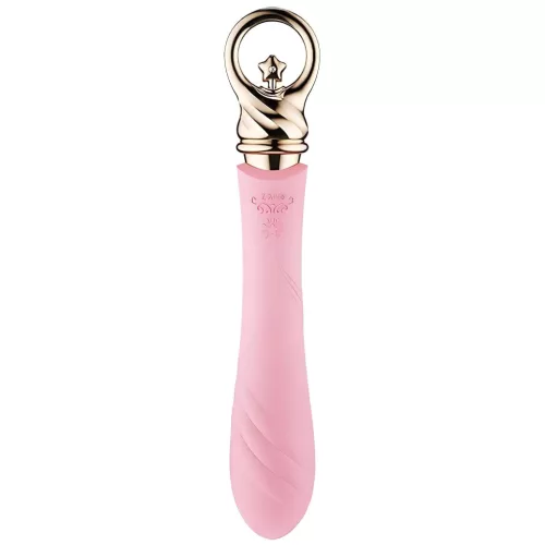 ZALO Courage Heating - akkus, luxus G-pont vibrátor (pink)