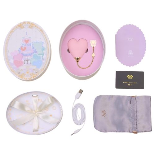 / ZALO Baby Heart - okos vízálló csikló vibrátor (viola)