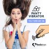 / FEELZTOYS Panty - akkus, rádiós csikló vibrátor (lila)