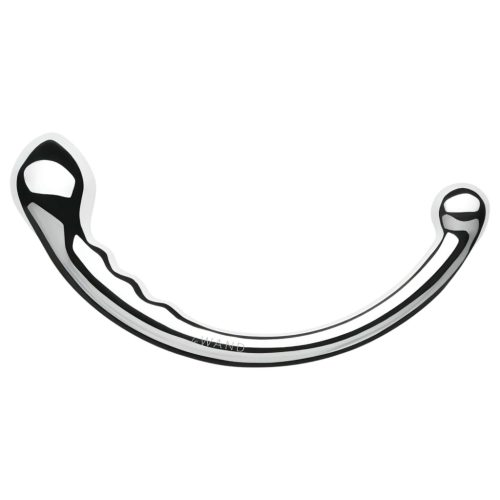 Le Wand - kétvégű rozsdamentes acél dildó (ezüst)