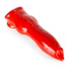 OXBALLS Fido - nyitott péniszköpeny (piros)