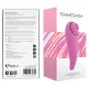 FEELZTOYS Femmegasm - akkus 2in1 csikló vibrátor, csiklóizgató (pink)