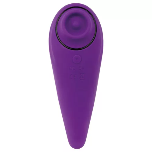 FEELZTOYS Femmegasm - akkus 2in1 csikló vibrátor, csiklóizgató (lila)