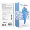 FEELZTOYS Femmegasm - akkus 2in1 csiklóizgató és G-pont vibrátor (kék)