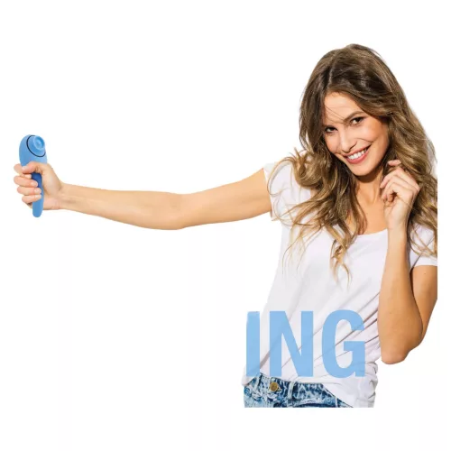 FEELZTOYS Femmegasm - akkus 2in1 csiklóizgató és G-pont vibrátor (kék)