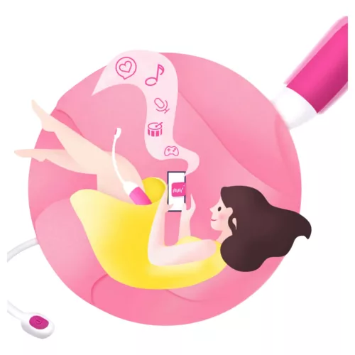 Magic Motion Vini – App-vezérelt vibrációs tojás (narancs)
