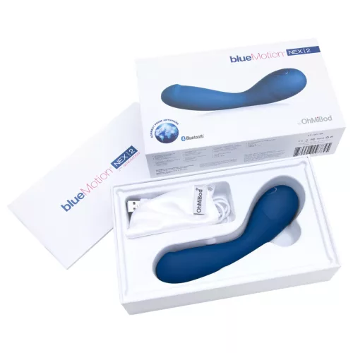 / OHMIBOD Bluemotion Nex 2 - okos, akkus G-pont vibrátor (kék)