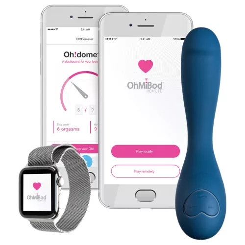 / OhMiBod Bluemotion Nex 2 - app-vezérelt G-pont vibrátor (kék)
