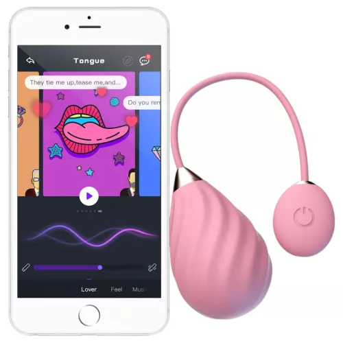 Magic Motion Sundae – App-vezérelt vibrációs tojás (pink)