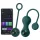 Magic Motion Crystal Duo – App-vezérelt vibrációs gésagolyó (zöld)