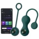 Magic Motion Crystal Duo – App-vezérelt vibrációs gésagolyó (zöld)