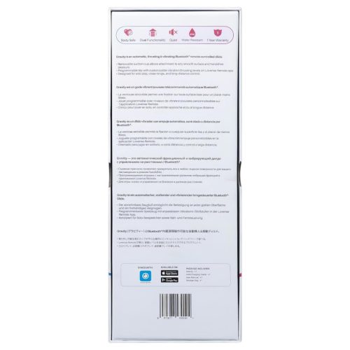 LOVENSE Gravity - akkus, lökő vibrátor (piros)