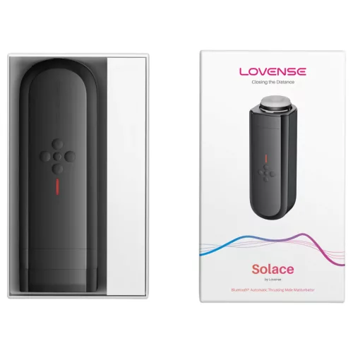 Lovense Solace - App-vezérelt maszturbátor, férfiaknak (fekete)
