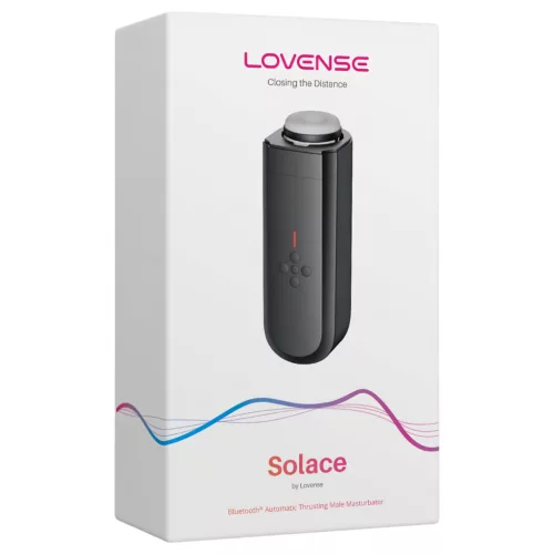 Lovense Solace - App-vezérelt maszturbátor, férfiaknak (fekete)