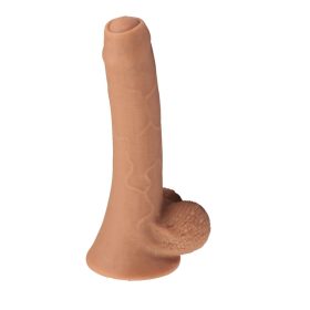   Tracy's Dog Uncut Foreskin - herés dildó (21cm) - natúr