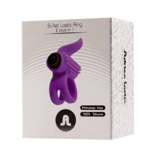 Adrien Lastic vibrációs péniszgyűrű klitorisz stimulálóval - Lila