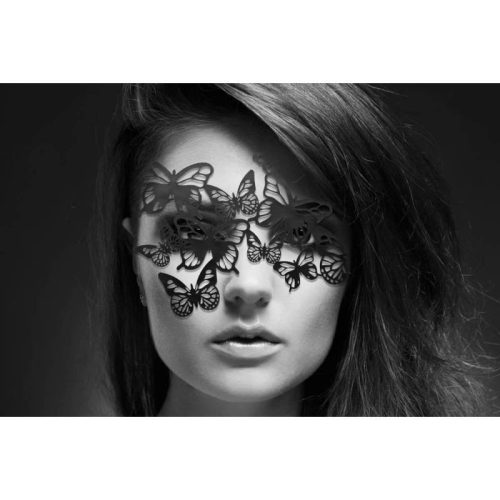 Bijoux Indiscrets pillangós szemmaszk - Fekete