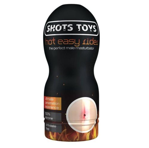 Shots Toys Easy Rider Hot anál maszturbátor melegítő síkosítóval