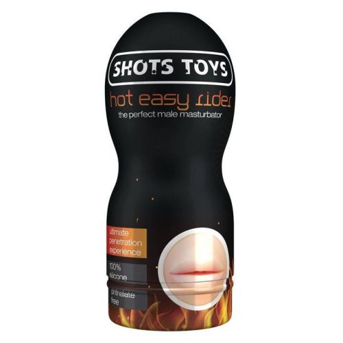 Shots Toys Easy Rider Hot száj maszturbátor melegítő síkosítóval