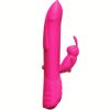Love to Love Sexy Bunny vibrátor nyuszis klitoriszkarral - rózsaszín