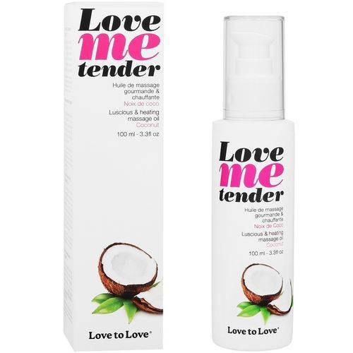 Love to Love Me Tender melegítő masszázsolaj - kókusz