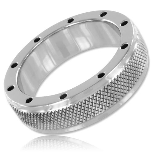 Metalhard Knurling rozsdamentes acél péniszgyűrű 40mm